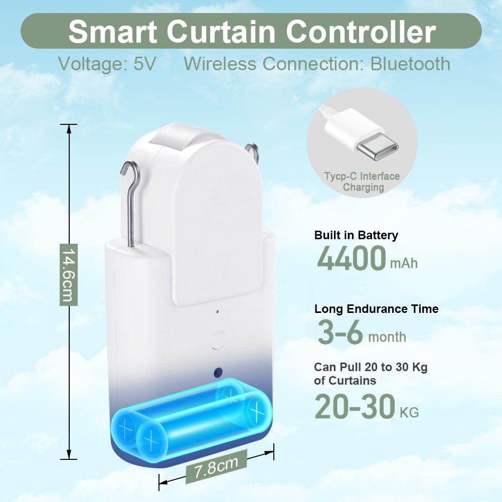ZSHINE Heavy-Duty Curtain Double Tracks with Automatic Curtain Robot - ZSHINE - Smart Shining Your Life