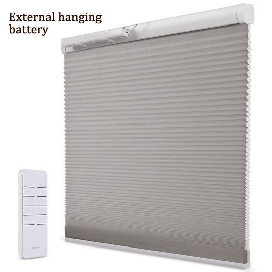 ZSHINE Motorized Light Filtering Thermal Insulation Cellular Shades