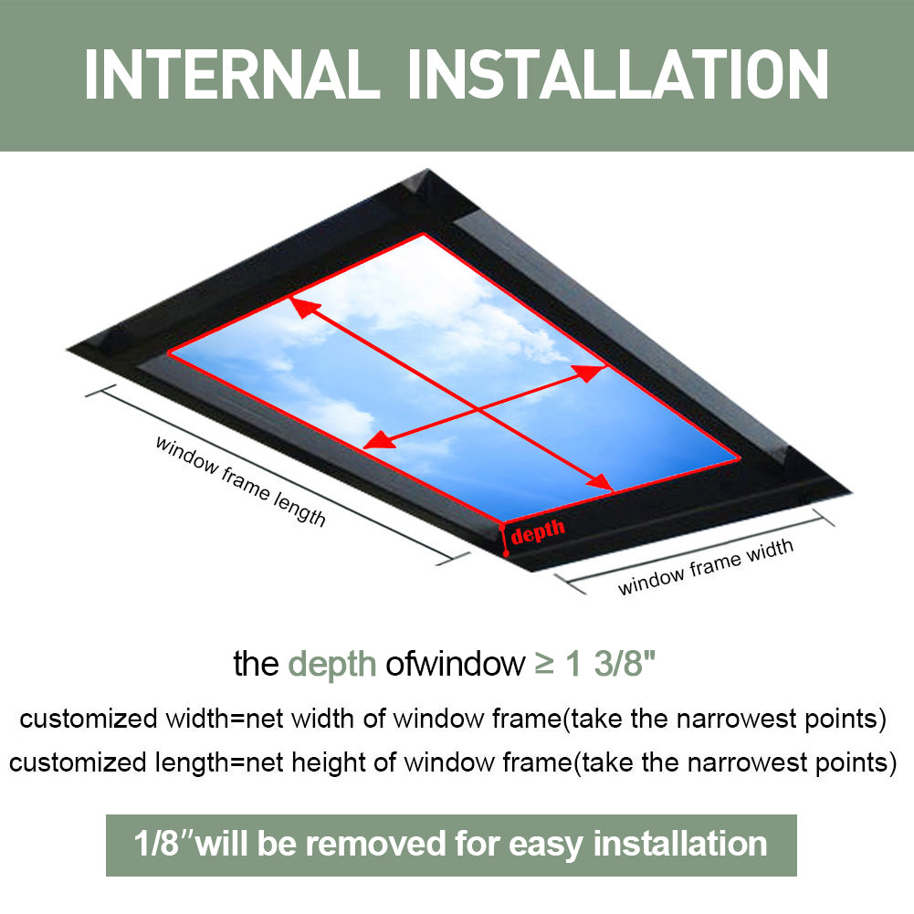 ZSHINE Motorized Full Blackout Cellular Roof Lantern Blinds (skylight)