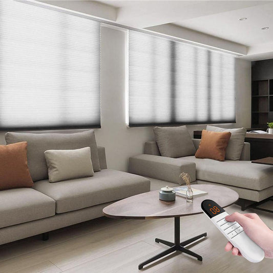 ZSHINE Motorized Light Filtering Cellular Shades - ZSHINE - Smart Shining Your Life