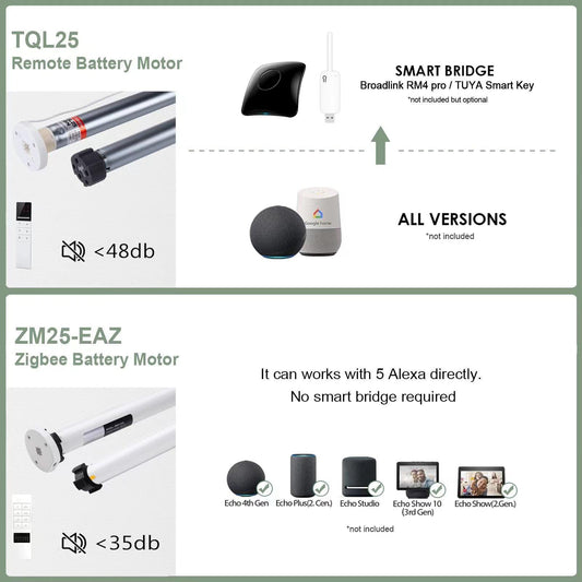 ZSHINE Motorized Day and Night Roller Blinds - ZSHINE - Smart Shining Your Life