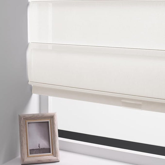 Zshine Remote Control Custom Cordless Motorized Roman Shades