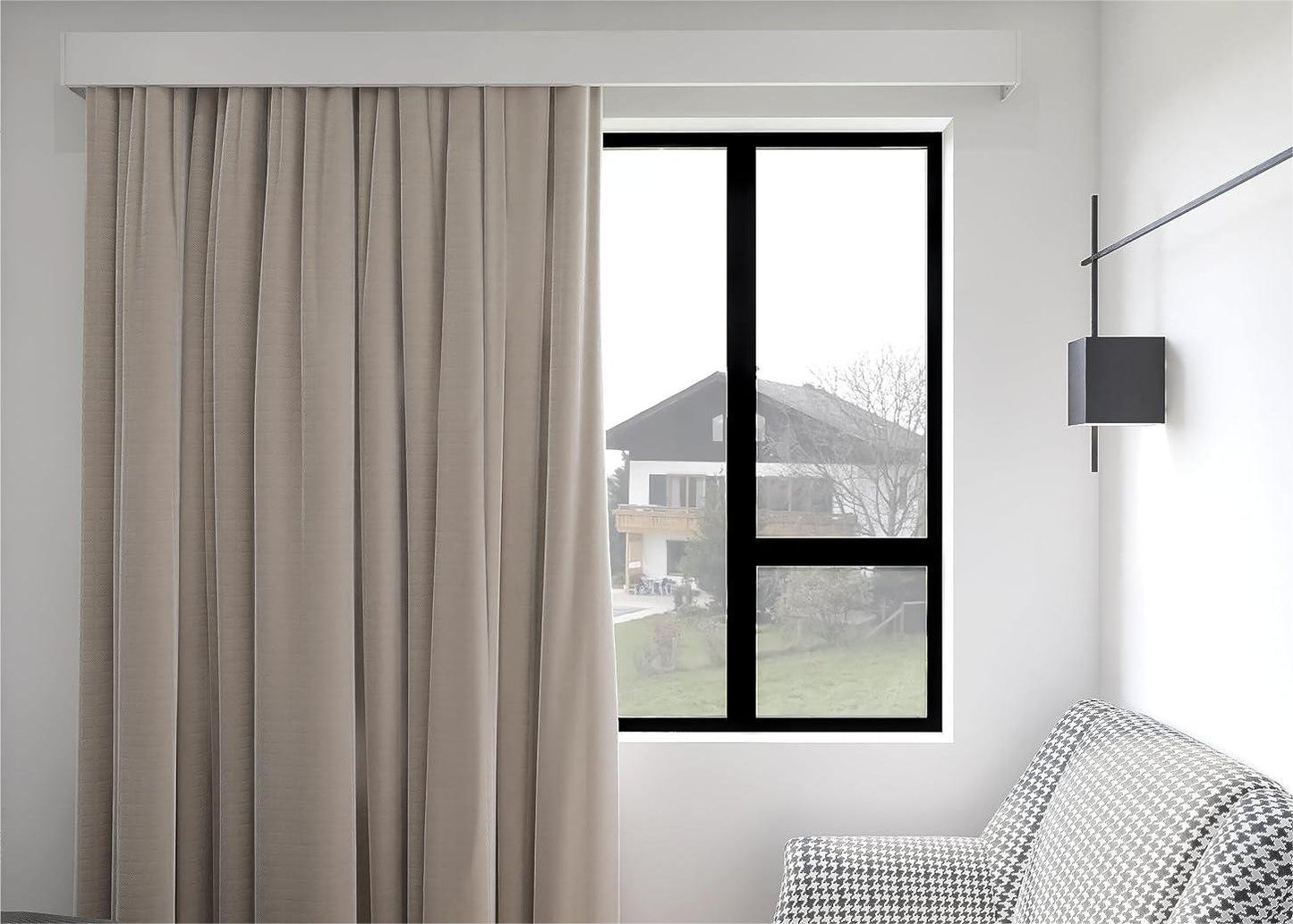ZSHINE Single Rail Curtain Pelmet(Fulfillment by USA warehouse)