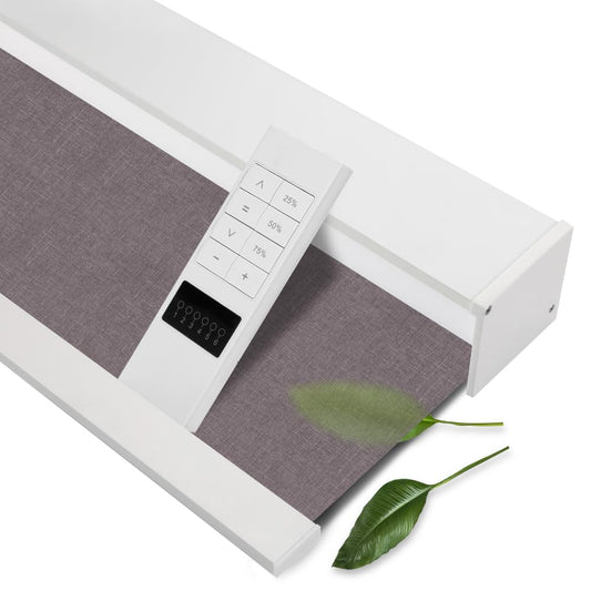 ZSHINE Motorized Light Filtering Roller Shades