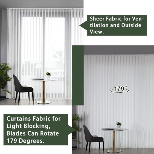 ZSHINE Motorized Vertical Blinds (Light Filtering) - ZSHINE - Smart Shining Your Life