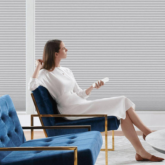 ZSHINE Motorized Full Blackout Cellular Shades - ZSHINE - Smart Shining Your Life
