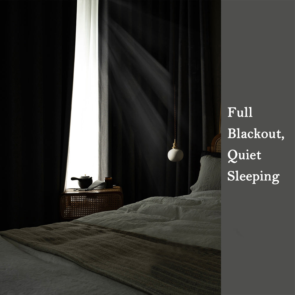 ZSHINE Full Blackout High Insulation Super Thick Elegant Drapes