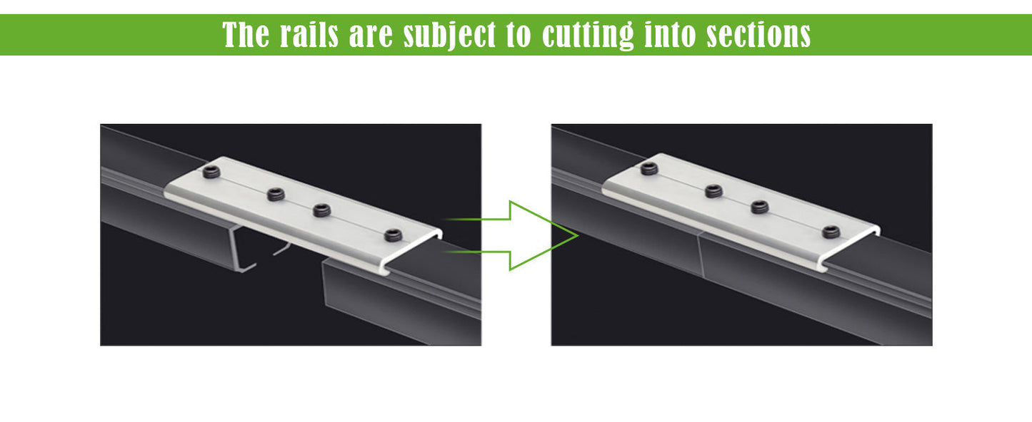 ZSHINE Single Tracks Heavy-Duty Curtain Rails (Fulfillment by US/EU Amazon)