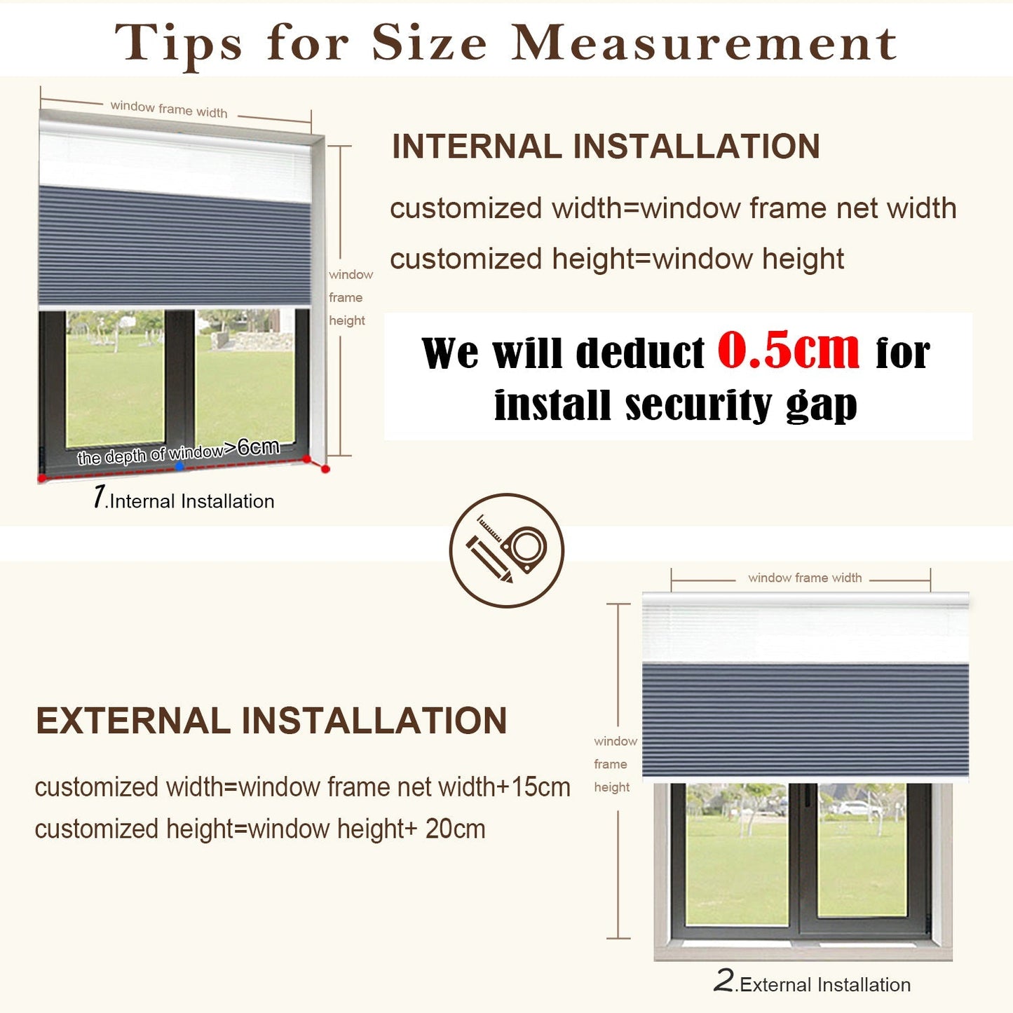 ZSHINE Motorized Light Filtering Thermal Insulation Cellular Shades