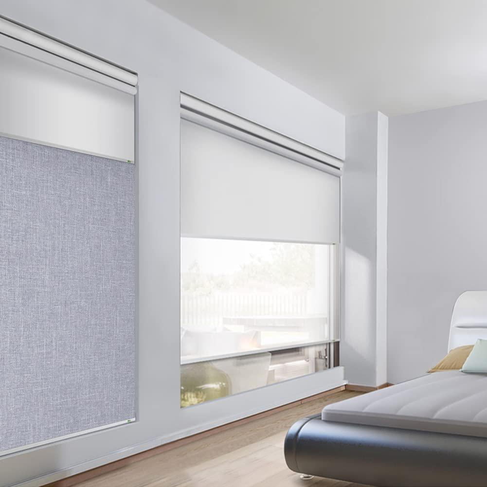 ZSHINE Manual Day and Night Roller Blinds (Jacquard Fabric) - ZSHINE - Smart Shining Your Life