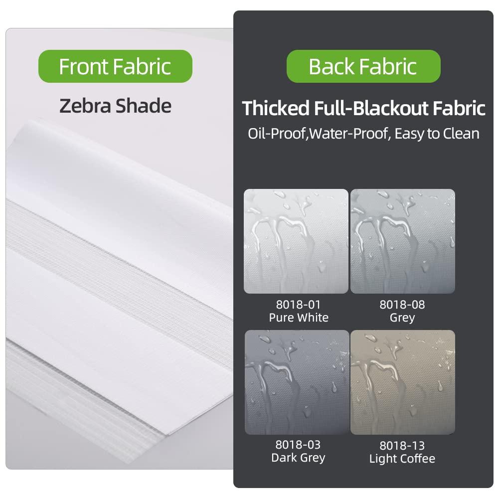 ZSHINE Manual Day and Night Roller Blinds(Zebra) - ZSHINE - Smart Shining Your Life