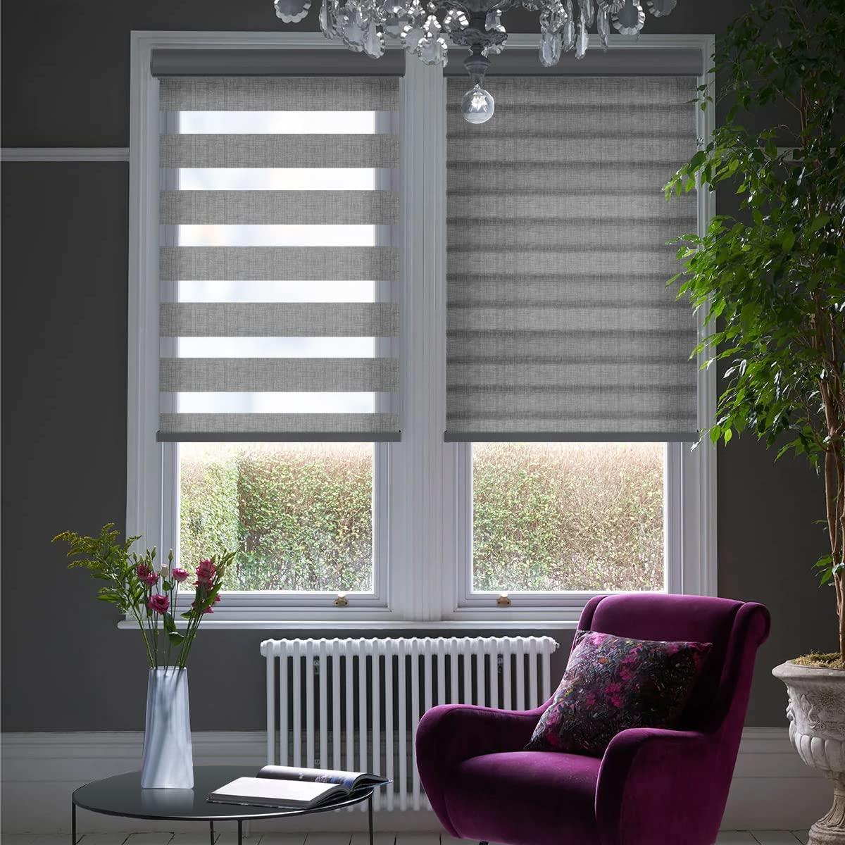 ZSHINE Motorized Zebra Shades (Jacquard) - ZSHINE - Smart Shining Your Life