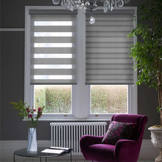 ZSHINE Motorized Zebra Shades (Jacquard) - ZSHINE - Smart Shining Your Life