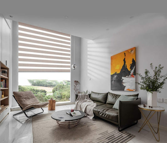 ZSHINE Motorized Zebra Shades (Jacquard) - ZSHINE - Smart Shining Your Life