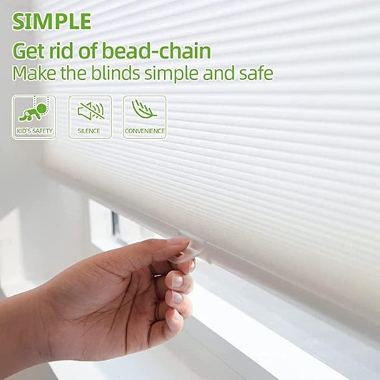 ZSHINE Manual Cellular Shades Heat (Insulation Fabric) - ZSHINE - Smart Shining Your Life