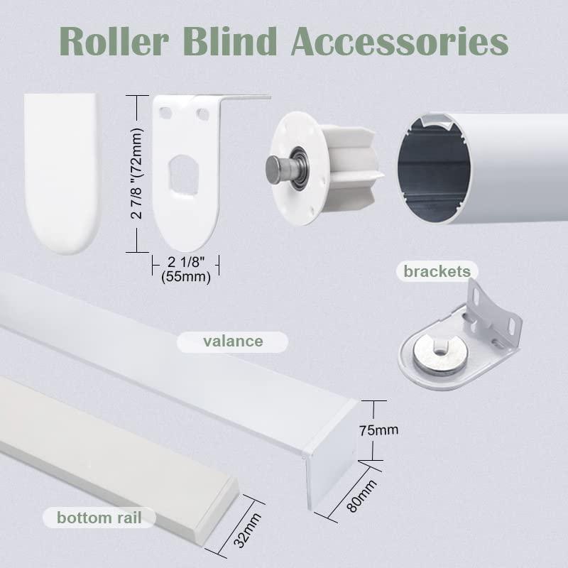 ZSHINE Smart Motorized Roller Shades Full Blackout Solid Fabrics - ZSHINE - Smart Shining Your Life