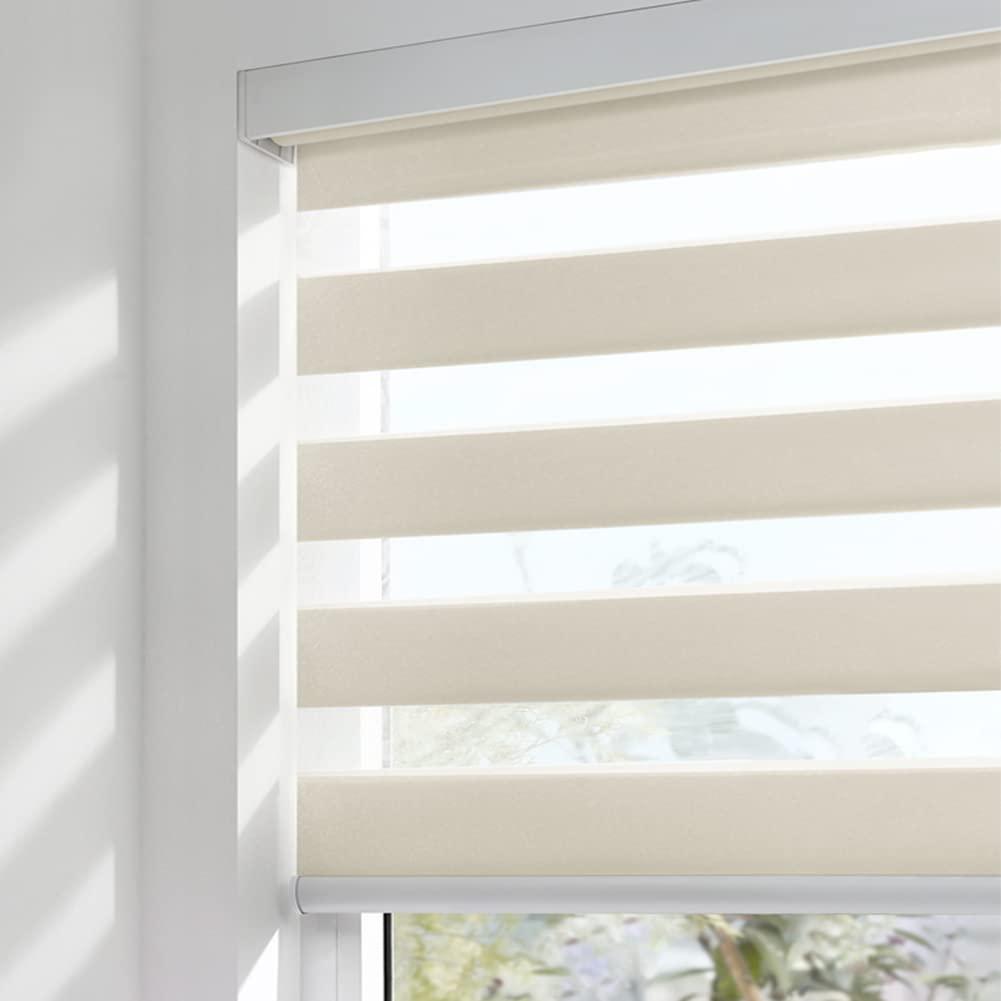 ZSHINE Manual Light Filtering Zebra Shades - ZSHINE - Smart Shining Your Life