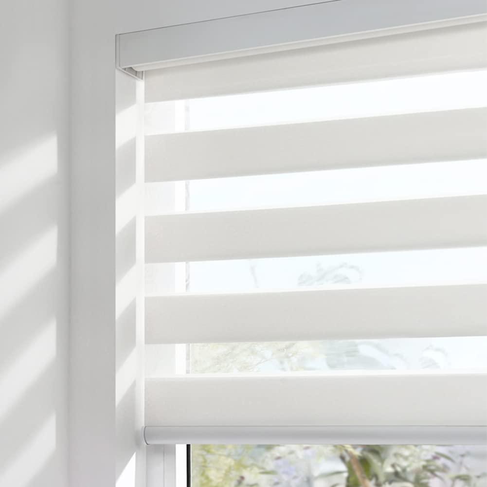 ZSHINE Manual Light Filtering Zebra Shades - ZSHINE - Smart Shining Your Life