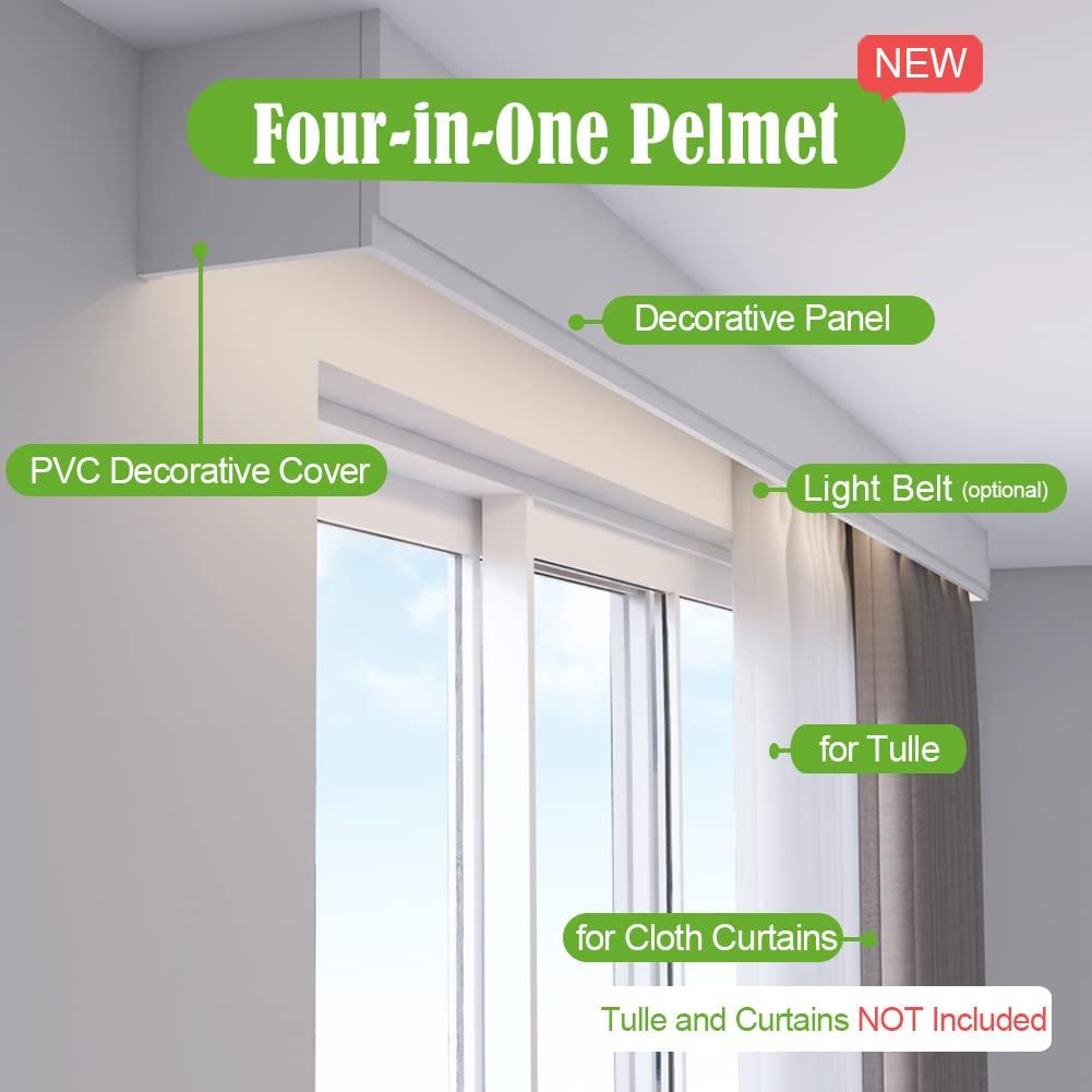 ZSHINE Double Eyelid Rails Curtain Pelmet - ZSHINE - Smart Shining Your Life