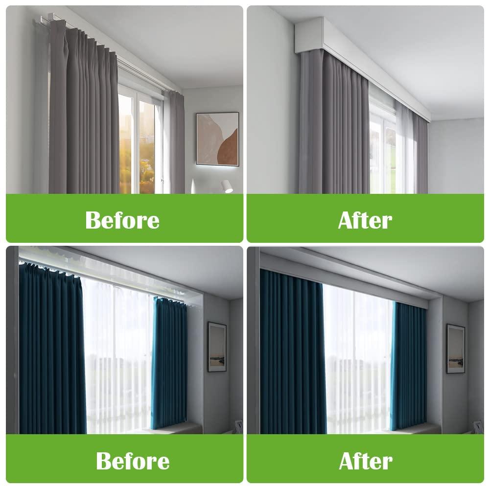ZSHINE Double Eyelid Rails Curtain Pelmet - ZSHINE - Smart Shining Your Life