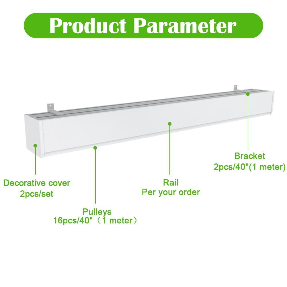 ZSHINE Double Eyelid Rails Curtain Pelmet - ZSHINE - Smart Shining Your Life