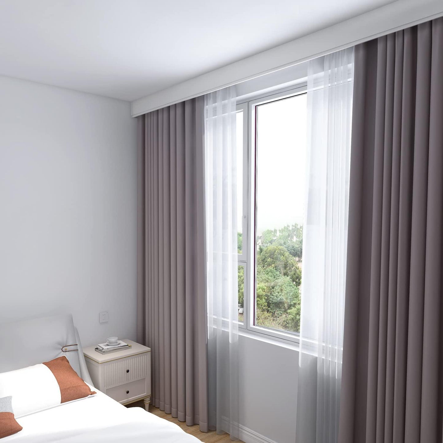 ZSHINE Double Eyelid Rails Curtain Pelmet - ZSHINE - Smart Shining Your Life