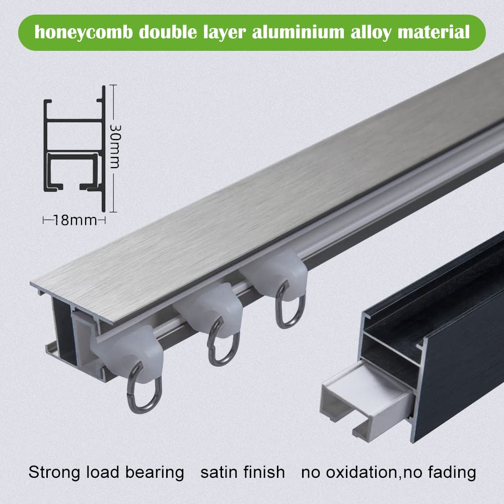 ZSHINE Light Tightness Curtain Single Track