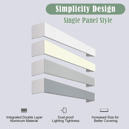 ZSHINE Single Rail Curtain Pelmet