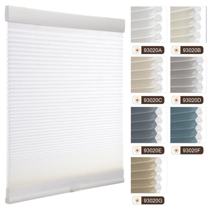 ZSHINE Manual Cordless Light Filtering Thermal Insulation Cellular Shades