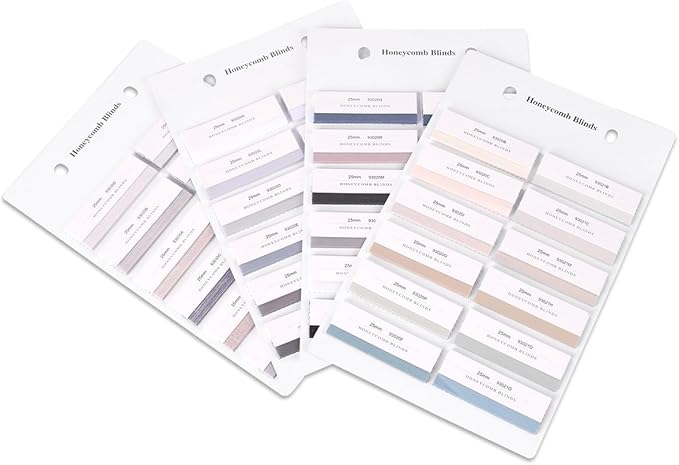 ZSHINE Cellular Honeycomb Blinds Fabric Sample Swatches-25mm