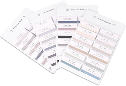 ZSHINE Cellular Honeycomb Blinds Fabric Sample Swatches-25mm