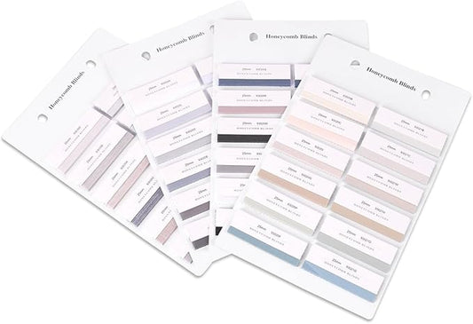 ZSHINE Cellular Honeycomb Blinds Fabric Sample Swatches-25mm