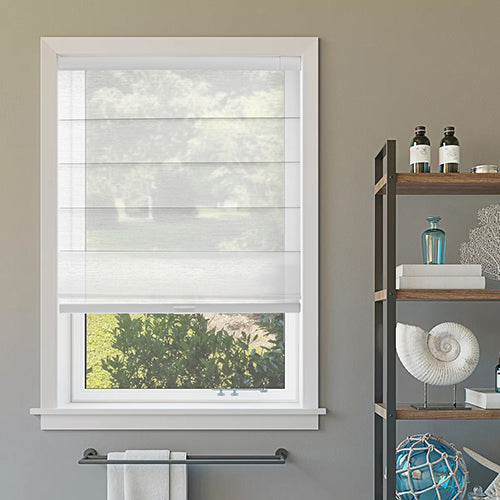 Zshine Manual Control Custom Cordless Roman Blinds