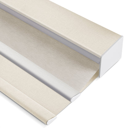 ZSHINE Manual Day and Night Roller Blinds with Wrapping Valance