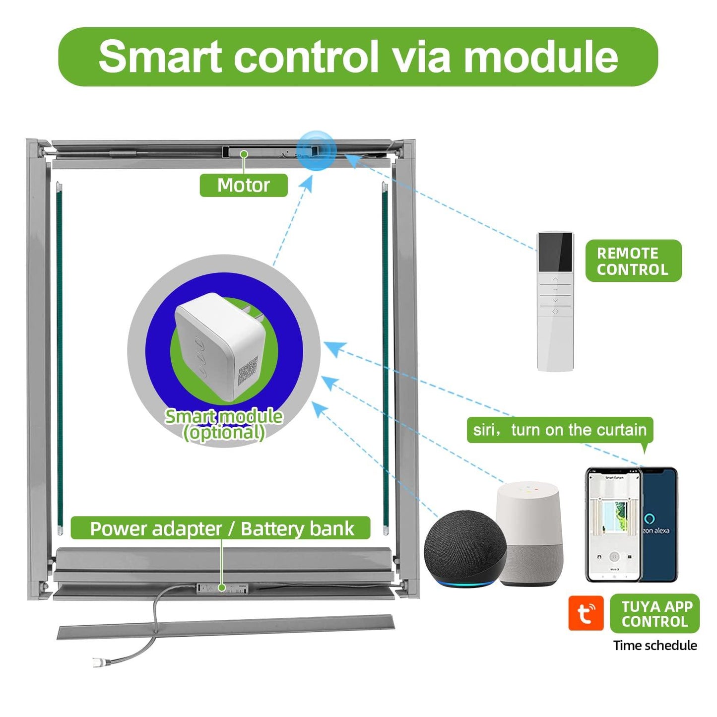 ZSHINE Motorized Light Filtering Cellular Shades (skylight) - ZSHINE - Smart Shining Your Life