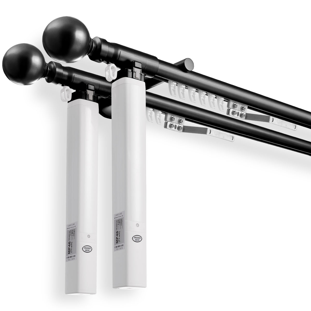 ZSHINE Motorized Cutain Dual Rod