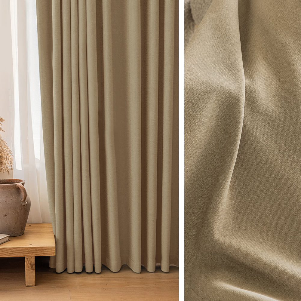 ZSHINE Super Soft Plain Color Drapes Elegant Curtains