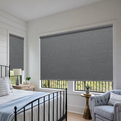 ZSHINE Motorized Blackout Roller Shades
