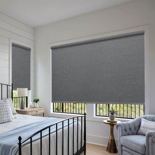 ZSHINE Motorized Blackout Roller Shades