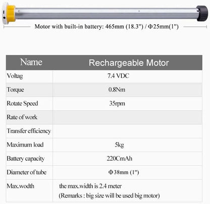 ZSHINE Rechargeable Motor